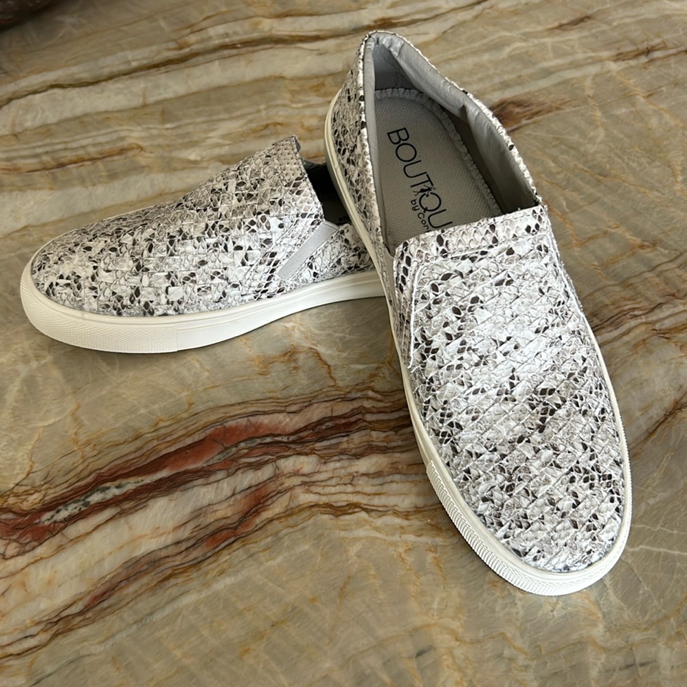 Corkys Womens Python Printed Sneakers - image 4